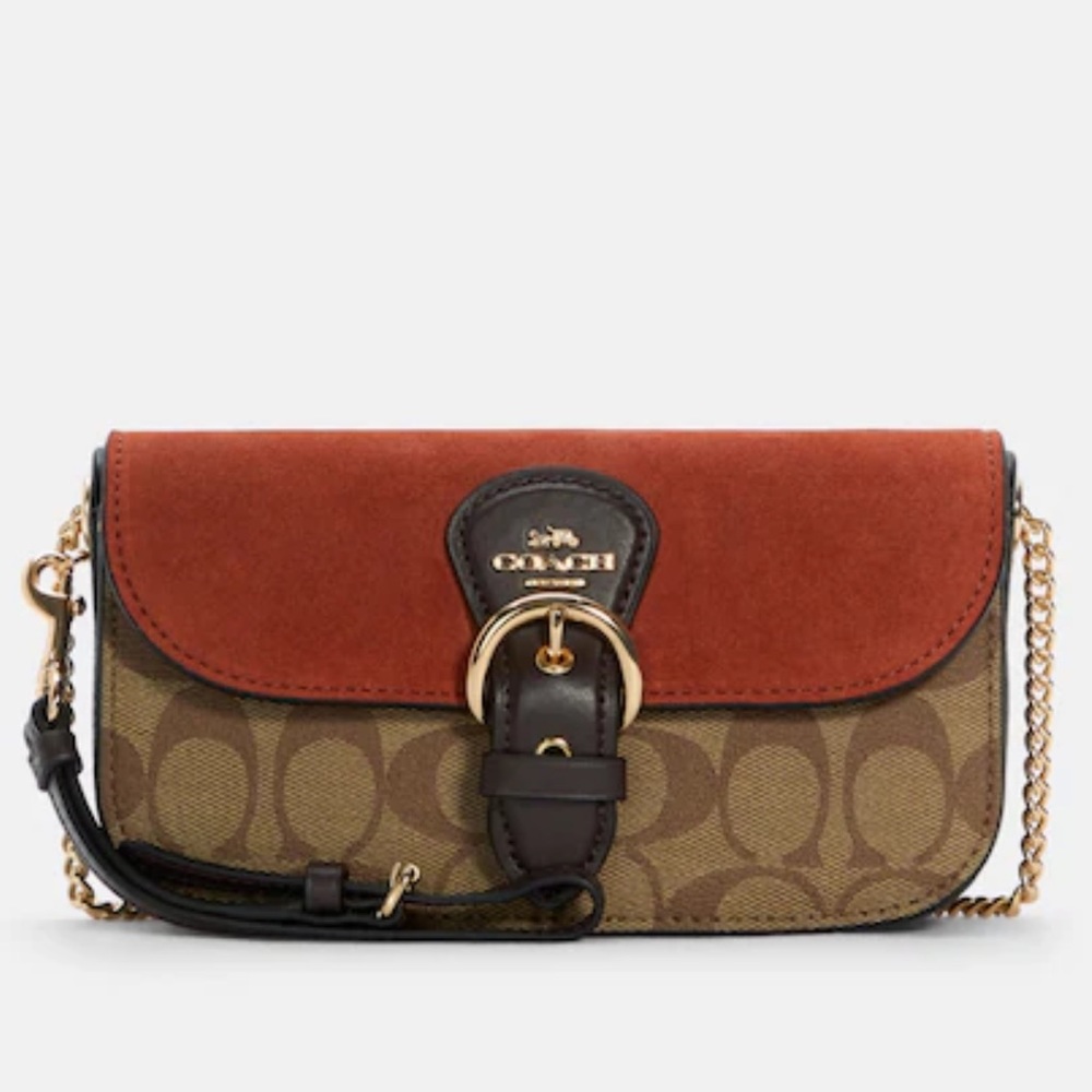 Coach- Kleo Crossbody In Signature Canvas
